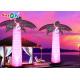 5mH Advertising Decorated Inflatable Palm Tree With Led Lighting