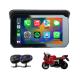 IP67 Waterproof 5inch IPS Screen Motorcycle Carplay GPS Navigator 2 in 1 Wireless Apple Car-play Android Auto