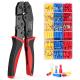 Automotive Black Wire Crimper Set AWG 20-10 With Insulated Terminals