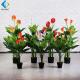 Customized Faux Potted Plants , 1m Height Potted Artificial Calla Lily