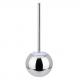 Strong Clean Stainless Steel Toilet Bowl Brush long handle Round Base