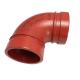 Fire Fighting Ductile Iron Pipe Fittings Grooved 90 Degree Elbow