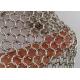 Silver Color Metal Ring Mesh Stainless Steel For Decoration Of Buildings Facade