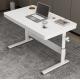 Custom Black White Wooden Sit and Stand Ergonomic Desk with Electric Glass Table Legs