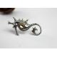 Custom Vintage Seahorse Brooch , Crystal Rhinestone Brooch Eco Friendly