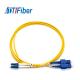 LC-SC UPC G652D Multimode Fiber Patch Cord 2.0mm PVC/LSZH Various Fiber Types