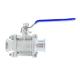Q81F Model NO. Stainless Steel 3PC Clamp Ball Valve for Straight Through Type Channel