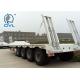 New Flat Bed Deck Semi Trailer For Container 25 - 40T CImc Heavy Truck Transportation