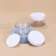 PET Plastic Material Travel Cream Jars 200 Milliliters Capacity