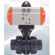 Air Actuated PVC Ball Valve Double Acting actuation  Pneumatically Actuated Direct Acting uPVC True Union Ball Valve