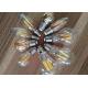 Customized Design 8w Led Filament Bulb Edison Cog With Amber Glass Cover