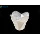 40 Gsm Oil Proof Lotus White Cupcake Cups , Natural Baking Muffins In Paper Cups