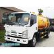 190 Hp ISUZU Sewage Suction Truck 8000L Sewage Vacuum Pump Truck