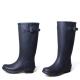 Waterproof Blue High Heels Rubber Rain Shoes Outdoor Fishing Gear Comfortable And Wearable