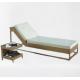 Patio furniture set garden rattan wicker outdoor chaise lounge aluminum beach lounger hotel pool lounger---6101