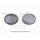 Round mini embossed aluminium foil lids , light weight easy open can lid