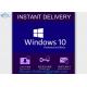 32 Bit / 64 Bit Microsoft Windows 10 Software , Windows 10 Professional OEM Edition