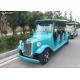 8 Seats Classic Golf Cart Club Car Golf Buggy Blue Color With 1165mm Rear Tread