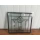Artistic Tempered Safety Glass IGCC / IGMA Certification Steel Frame