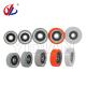 Durable Rubber Roller Tracking Wheel For CNC Woodworking Machinery Edge Banding Machines