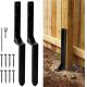 Sturdy Metal Fence Post Anchor Ground Spike for Repairing Tilted or Broken Posts