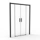 UP2200 304 # Stainless Steel ， Matte Black Color， Screen silding door