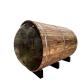 Red Cedar Wood Barrel Sauna 180x240CM Outdoor Saunas with Panonamic