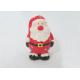 Santa Claus Ceramic Candle Holders Strong Dolomite Christmas Wax Holder Earthenware