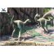 Animatronic Dinosaur Models In Outdoor Amusement Park 24 Months After Service