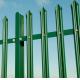 2mm 2.5mm 3mm Green Industria Metal Palisade Fencing Hot Dipped