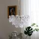 30 X 24cm Iron Glass Led Crystal Chandelier For Wedding