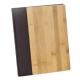 Customized A4 Leather Hotel Guest Room Folders PU And Wood