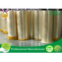 Single Side Strong Adhesive Bopp Jumbo Roll Tape For Packing / Slitting