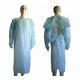 Long Sleeve Plastic Hospital CPE Disposable Isolation Gowns
