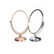 Metal Frame Round Compact Travel Mirror , Rotating Vintage Compact Mirror