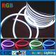 220V RGB  Full Color changing LED Neon Rope Flexible PVC Tube light (14*26mm)