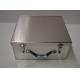 Aluminum plate tool box with handle