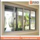 1.4mm-2.0mm Wall Aluminum Sliding Windows with Double Glass Insect Screen
