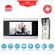 Security system door bell camera video 7 Inch TFT LCD with CE FCC ROHS Certification video Intercom sets