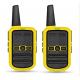 Portable FRS Hands Free Mini 2 Way Radio Walkie Talkies Rechargeable For Adults