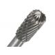 Type A1225 Tungsten Carbide Rotary File For Burr Polishing Single / Double Cut