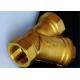 Customized Precision Brass Investment Casting , Water Filter Valve ISO9001