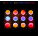 Customized Multi-Color LED golf balls electronic Reusable Luminous Night print LED flashing Golf ball