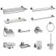 OEM Contemporary Bathroom Fittings Sus304 Stainless Steel 12 Piece Bathroom Set Wall Mounted