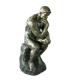 Modern Bronze Thinking Man Statue High Durability Art Decor Sculpture