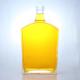 Flat Shape Glass Bottle for Whisky Vodka Tequila Gin Rum Made in Body Material Glass