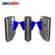 CE approved well used barcode scanner electronic turnstile 304 stainless steel flap barrier turnstile gate
