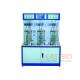 Multiple Lab Scale Bioreactor Magnetic Stirred Glass Fermenter 4 Peristaltic Pumps