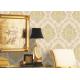 Mulit Color Velvet Flock Wallpaper Strippable With 1.06*10M Size , Non - Pasted Style