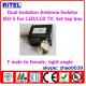 catv_ dual isolation antenna isolator,ground isolators ISO-5 for set top box, LED TV/LCD TV